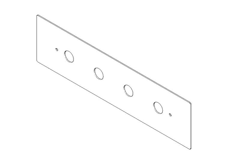 Dornbracht 092801014-00 Rozet chroom