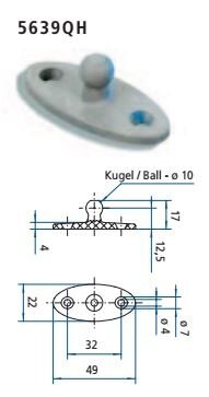 Stabilus 5639QH attachment