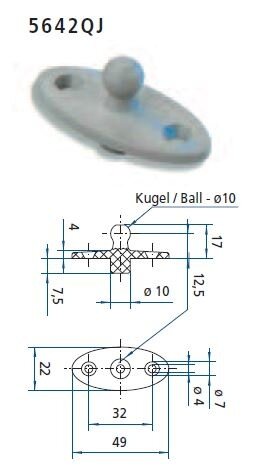 Stabilus 5642QJ attachment