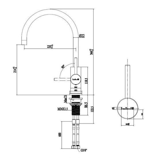 Reginox Spring R31780 RVS