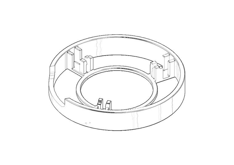 Dornbracht 091101108-00 Rozet chroom