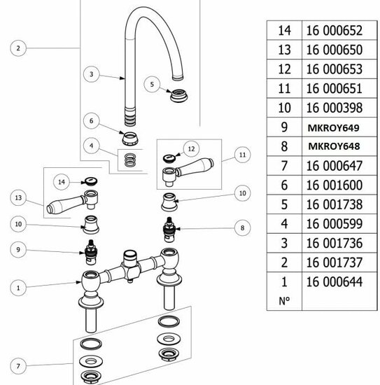 Nobili V1977 spareparts