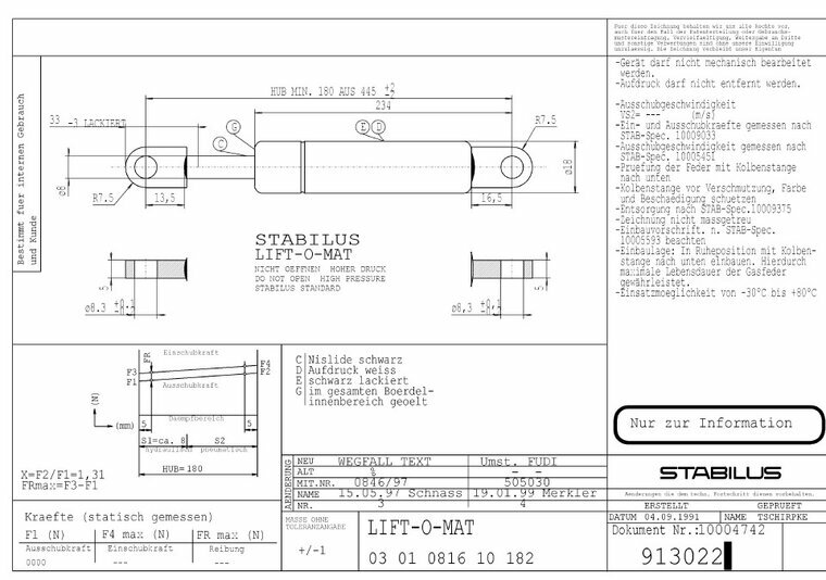 Stabilus913022 000N