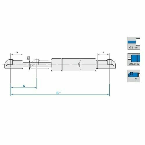 Stabilus2611NO 250N