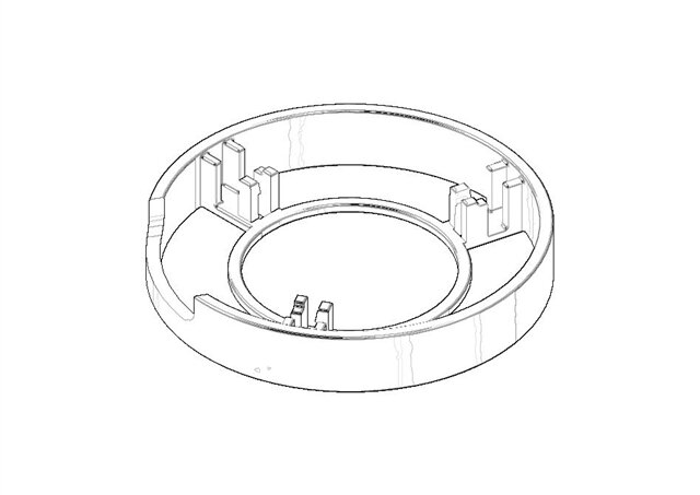 Dornbracht 091101108-00 Rozet chroom