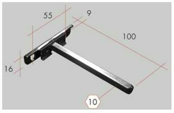 blinde plankdrager BL330005