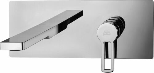 Recessed basin mixer Chrome WEST