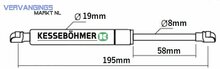 Kessebohmer 320N gas spring Lift o mat