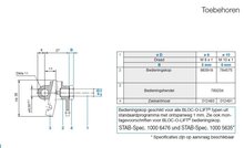 Stabilus 783234 control lever