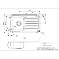 Reginox R27936 Regent 10 RVS