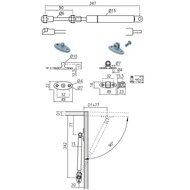 Stabilus 6282SY 100N vervanger