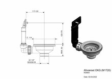 Reginox R26854 korfplugset met overloop